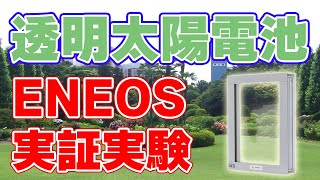 【発電窓】ENEOS『透明太陽電池』の現在地【Ubiquitous Energy】 [upl. by Lucic229]