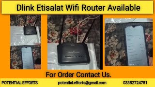 Dlink Wifi Router Available [upl. by Inhsor]