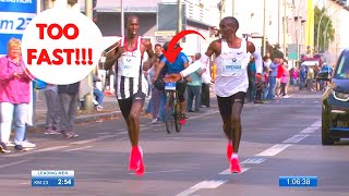 INSANE Marathon PACER Couldnt KEEP UP Eliud Kipchoge [upl. by Maya]