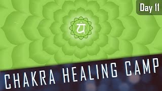 HEART CHAKRA AFFIRMATIONS  14 Day Chakra Healing Camp Day11 [upl. by Ayiram971]