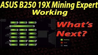 Live VLOG 63  ASUS B250 Mining Expert  AMD RX Mining Cards amp Nvidia P106 Mining Card Mix [upl. by Llenad]