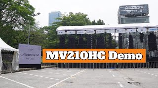 Turbosound MV210HC Outdoor Demo in Prolight  Sound Guangzhou 2024 [upl. by Hallette]