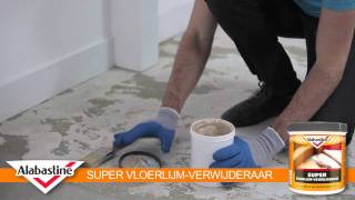 How to  Super VloerlijmVerwijderaar  Alabastine [upl. by Phillada410]