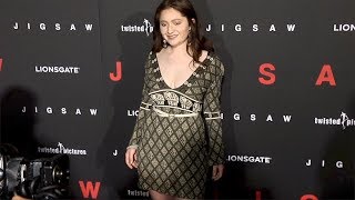 Emma Kenney quotJigsawquot World Premiere Red Carpet [upl. by Chaddie]