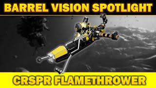 CRSPR Flamethrower Overview  Barrel Vision Spotlight Deep Rock Galactic [upl. by Fennessy106]