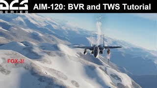 DCS F15C Tutorials Part 3  AIM120 AMRAAM Beyond Visual Range with TWS [upl. by Pegma]