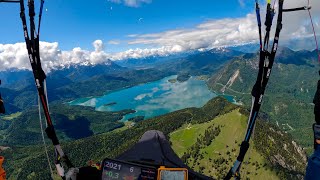 Walchensee  Brauneck  Paragliding 26052024 4K [upl. by Nallaf]