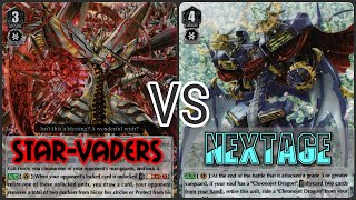 Link Joker Chaos Breaker VS Gear Chronicle Chronodragon Nextage  Cardfight Vanguard V Premium [upl. by Ymerrej741]