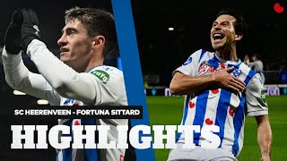 👊 𝟑 𝐠𝐨𝐚𝐥𝐬 🔛 𝟑 𝐩𝐮𝐧𝐭𝐞𝐧  HIGHLIGHTS sc Heerenveen  Fortuna Sittard [upl. by Derwood605]