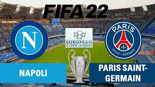 Napoli vs Paris SaintGermain l European Super League l Match67 l FIFA 22 predicts [upl. by Rodmur]