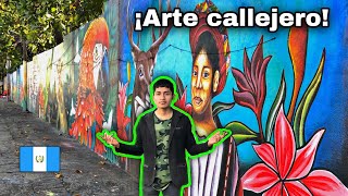 ¿Cómo es el ARTE en GUATEMALA  MURALES ARTÍSTICOS [upl. by Yrrem]