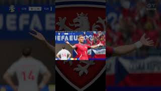 FC 24  Euro 2024  Simulation  Group F  Czechia vs Türkiye  Antonín Barák Goal [upl. by Reteid]