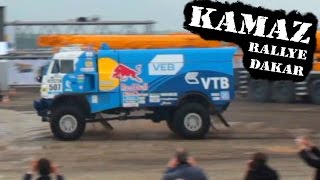 KAMAZ V8 TRUCK 900hp RALLYE DAKAR RUNNING THROUGH DIRT amazing engine sound [upl. by Lalittah612]