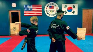 USWC Taekwondo Troutdale Leadership Demo October 2020 [upl. by Lara]