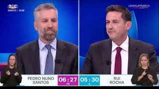 PS vs IL  Pedro Nuno Santos vs Rui Rocha  Eleições Legislativas 2024 [upl. by Kaylee]