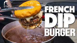 THE FRENCH DIP BURGER PREPARE YOURSELF  SAM THE COOKING GUY [upl. by Tapes]