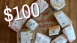 This Is What 100 Will Buy At Murrays Cheese Shop In NYC [upl. by Eillah]