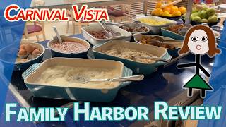 COMPLETE Family Harbor Tour amp Review With food  Carnival Vista [upl. by Olra200]