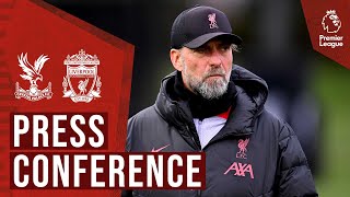 Jürgen Klopps prematch press conference  Crystal Palace vs Liverpool [upl. by Assened]