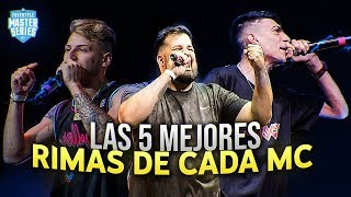 Las 5 MEJORES RIMAS de cada MC en la FMS ARGENTINA 2019  Subtitulado [upl. by Anaidni]