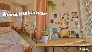 ROOM MAKEOVER Aesthetic  Cozy Pinterest inspired room transformation  Aasthaetics [upl. by Cosma]