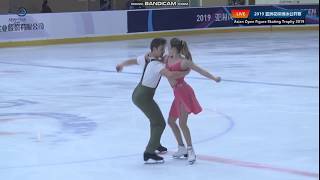 Christina CarreiraAnthony Ponomarenko  RD  2019 Asian Open Trophy [upl. by Ablasor872]