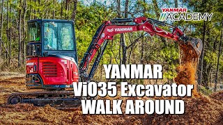 Yanmar ViO35 Excavator Walk Around [upl. by Seravaj]