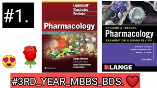 pharmacology 🛑🛑1 lecture pharma introduction ketzung 1st chapter drugs 3RDYEARMBBSBDS [upl. by Pendergast]