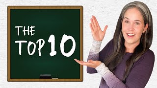 English Words – The Top 10 – Pronunciation Guide – Learn English American English [upl. by Aniara]