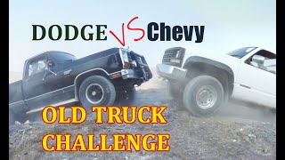 Offroad Challenge  Dodge Ram W150 vs Chevrolet k2500 CK 4Wheel Drive 4x4 [upl. by Yecak886]