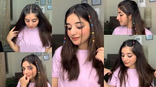 Cute hair styles for teenagers school college girls [upl. by Can]