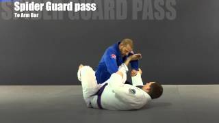 Spider Guard pass to armbar [upl. by Oberon368]