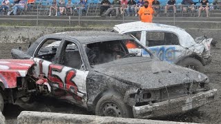 2024  Bonestock V8  Vermont State Championship Demolition Derby [upl. by Aronos]