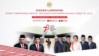 LIVE  PIDATO PRESIDEN RI TENTANG RAPBN TAHUN ANGGARAN 2024 BESERTA NOTA KEUANGANYA [upl. by Gallard307]