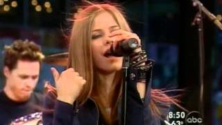 Avril Lavigne  Complicated  Live  good morning america 082902 [upl. by Vitus]