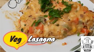 Vegetable Lasagna Without Oven [upl. by Enttirb]