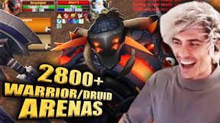 2800 R1 Warrior 2v2 TBC Arena WarriorDruid [upl. by Ahsyla]