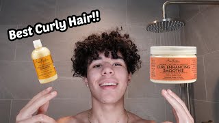 MY CURLY HAIR ROUTINE [upl. by Clynes]