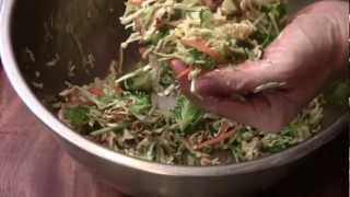 How To Make Asian Cole Slaw Salad [upl. by Maia]