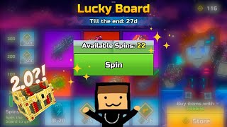 22 Lucky Board Spins Let’s See What I Get 👀 Pixel Gun 3D [upl. by Kiah]