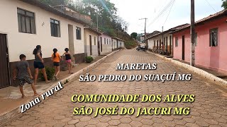 DIVISA COMUNIDADE DOS ALVES  SÃO JOSÉ DO JACURI MG E MARETAS SAO PEDRO DO SUAÇUÍ MG ROÇAMOTOVLOG [upl. by Octavius110]