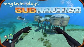 megtwin plays SUBNAUTICA Ep16 Finishing Up The Glass Dome For Large Room [upl. by Bridge279]