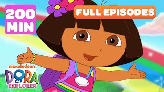 Dora FULL EPISODES Marathon ➡️  7 Full Episodes  200 Minutes  Dora the Explorer [upl. by Maurer134]