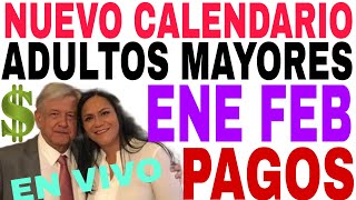 💯NUEVO CALENDARIO PAGOS🙏 2024 ADULTOS MAYORES DIC ENE FEB PENSIÓN BIENESTAR💥 [upl. by Hettie625]