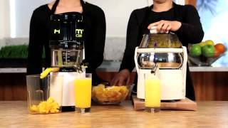 Hurom HH Premium Series Slow JuicerSmoothie Maker Demonstration [upl. by Sterner423]