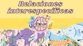 Relaciones INTERespecíficas  Tipos  Ejemplos [upl. by Nidla393]