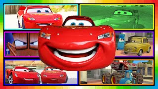 CARS 3 2 1  ENGLISH  Lightning McQueen amp Mater  6 MOVIES TO CHOOSE [upl. by Halac]