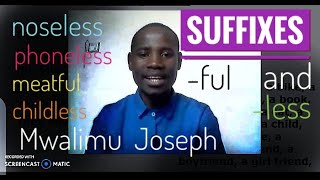 SUFFIXES less and ful [upl. by Sigfrid]