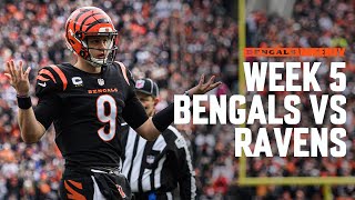 Preview Week 5 Bengals vs Ravens  Bengals Weekly [upl. by Ennywg]