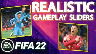 FIFA 22 TUTORIAL SLIDERS REALISMO  IMPOSTAZIONI CAMERA E GIOCO PER GAMEPLAY SIMULATIVO  NEXT GEN [upl. by Aidas]